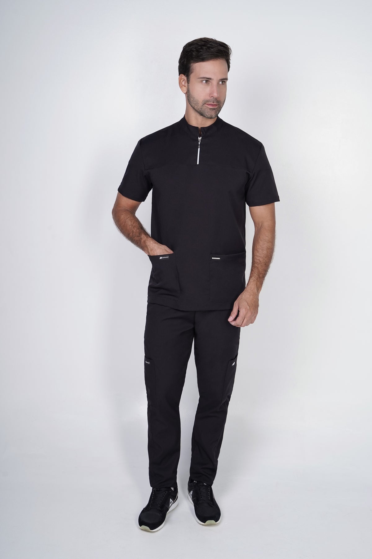 Camisa Light Negro Para Caballero