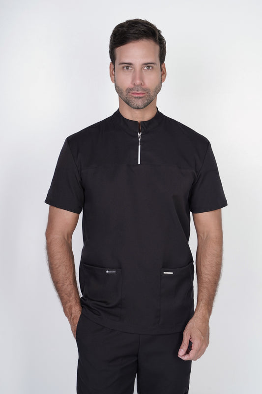 Camisa Light Negro Para Caballero 4000