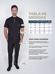 Camisa Light Negro Para Caballero