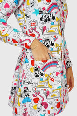 Bata Disney Colores Para Dama