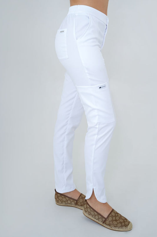 Pantalon Nubes Blanco Para Dama 1000