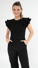 Camisa Nubes Negro Para Dama