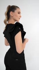 Camisa Nubes Negro Para Dama