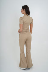 Camisa Merida Caqui Para Dama