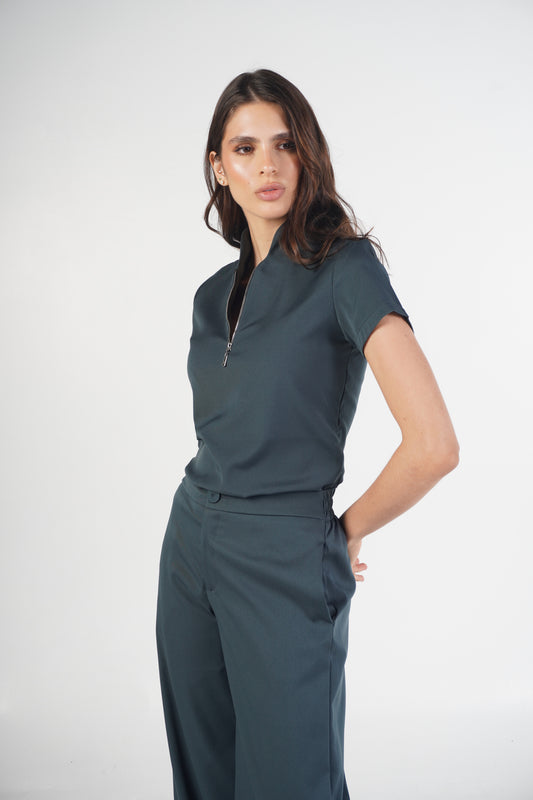 Camisa Luxy Gris Oscuro Para Dama 4000