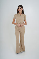 Camisa Merida Caqui Para Dama