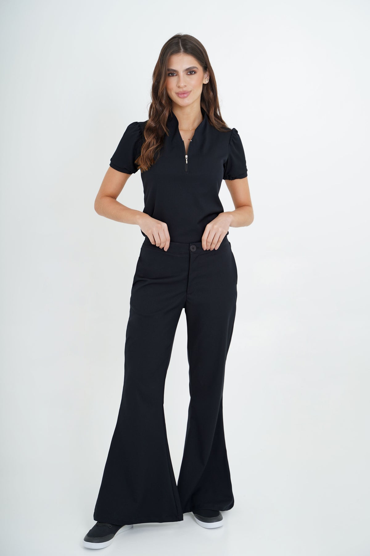 Camisa Merida Negro Para Dama