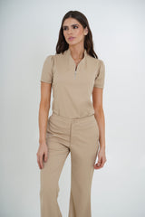 Camisa Merida Caqui Para Dama