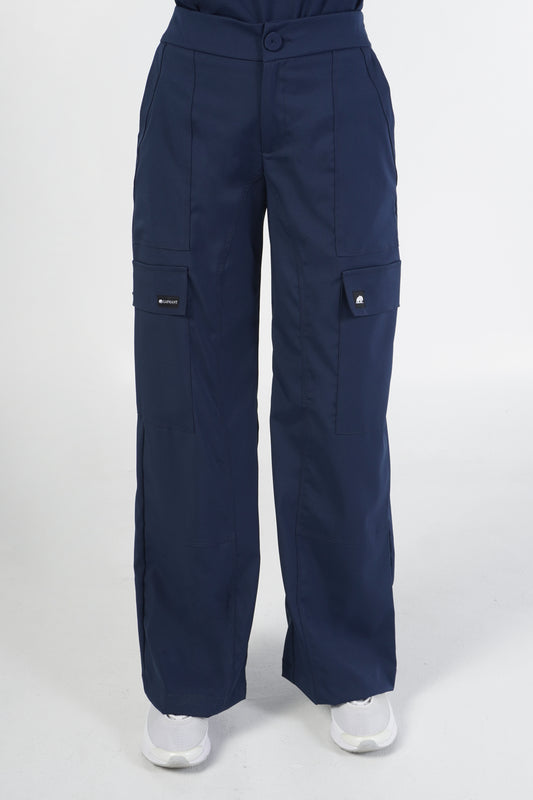 Pantalon Cargo Azul Navy Para Dama 4000