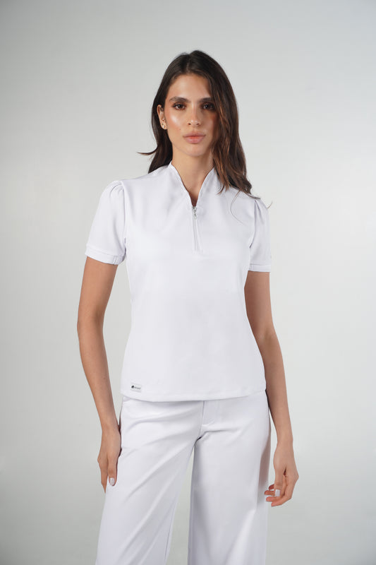 Camisa Luxe Blanco Para Dama 4000