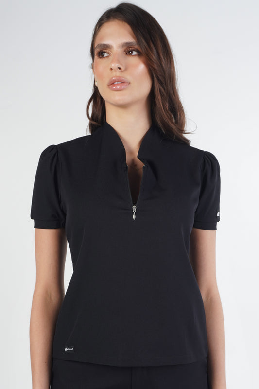 Camisa Luxe Negro Para Dama 4000