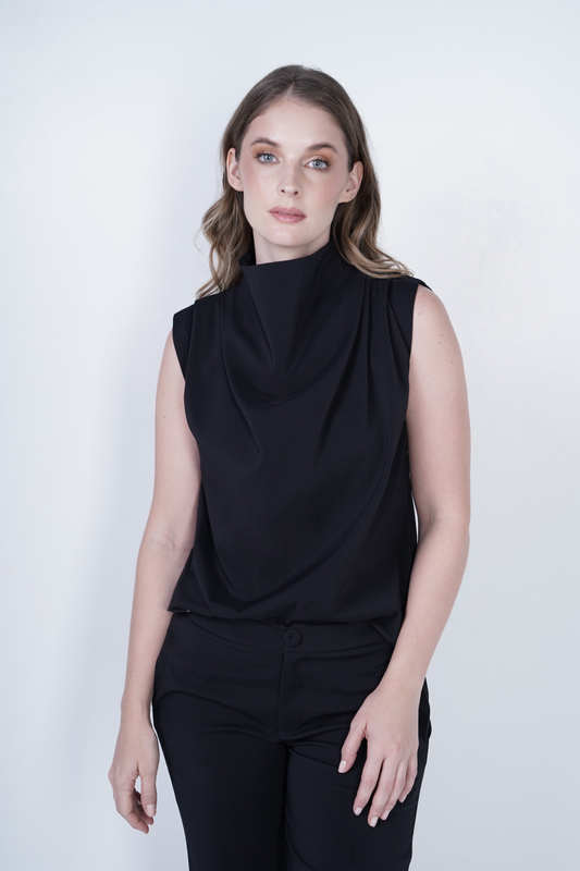 Camisa Luxury Negro Para Dama 4000