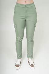 Pantalon Aire Verde Oliva Para Dama