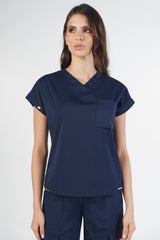 Camisa Cargo Azul Navy Para Dama