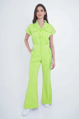 Enterizo Paris Verde Limon Para Dama