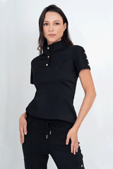 Camisa Roma Negro Para Dama