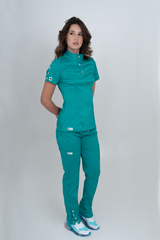 Pantalon  Roma Turquesa Para Dama